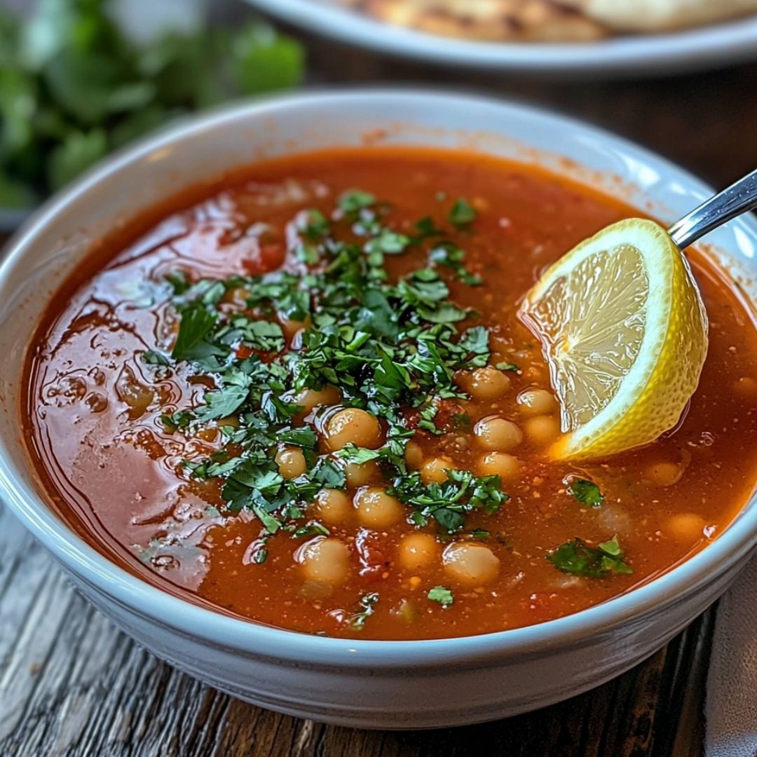 Harira – Marokkanische Linsensuppe mit Kichererbsen &amp; Tomaten - Heimatküche
