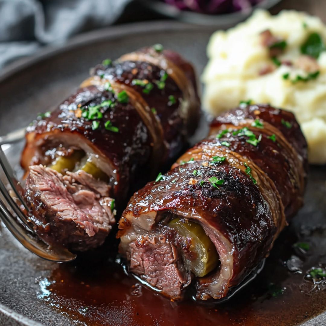 Klassische Rinderrouladen mit Speck & Gurke – Perfekt wie bei Oma ... Klassische Rinderrouladen mit Speck & Gurke – Perfekt wie bei Oma ...