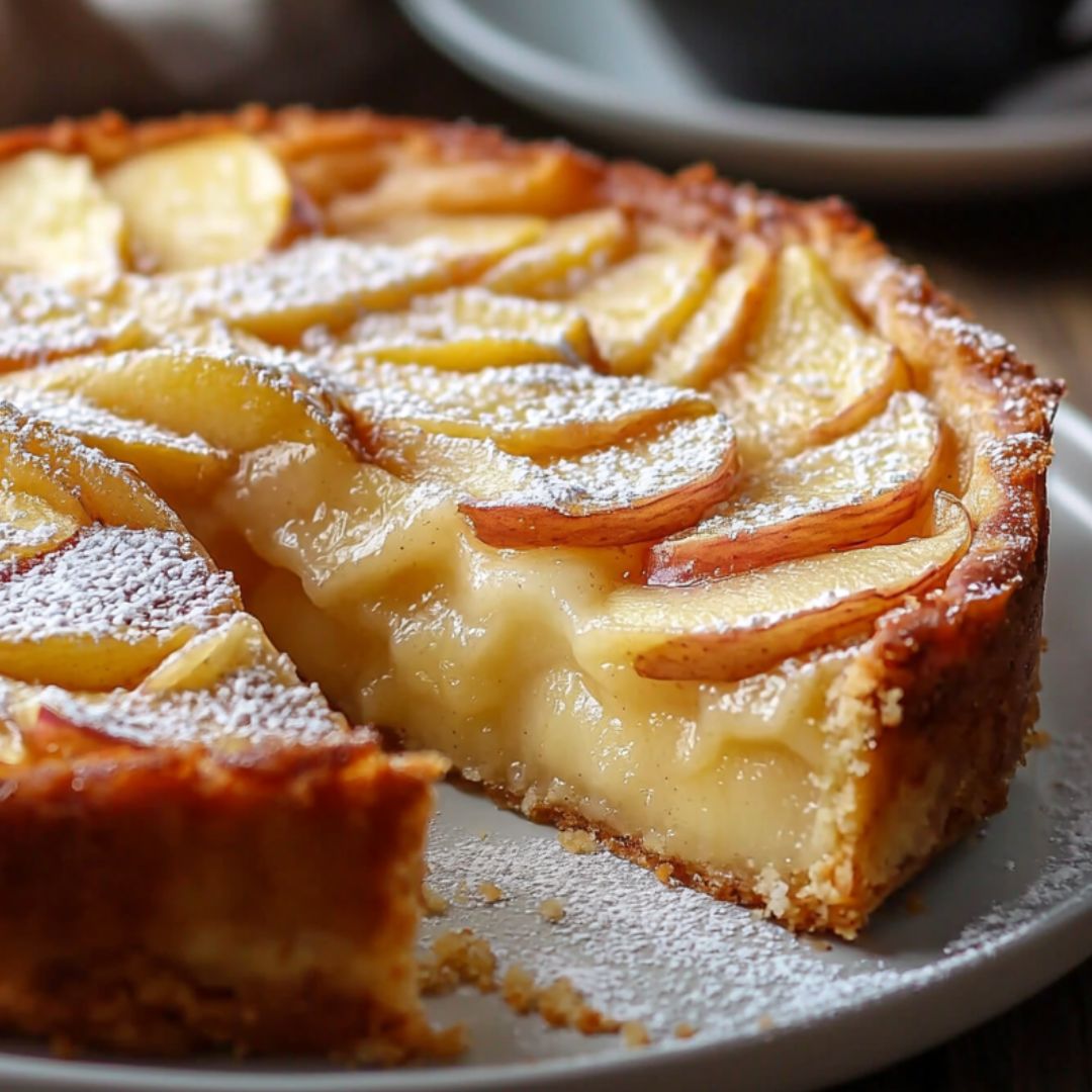 Schweizer Apfelkuchen mit Pudding – Saftig, Cremig & Voller Aroma ... Schweizer Apfelkuchen mit Pudding – Saftig, Cremig & Voller Aroma ...