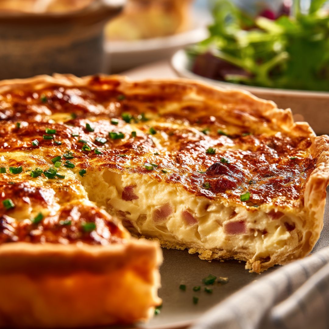 Quiche mit Schinken und Käse – Herzhaft, saftig &amp; perfekt fürs ...