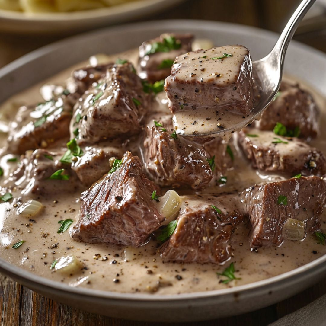Rindsfilet Stroganoff – Zartes Fleisch in cremig-würziger Sauce ...