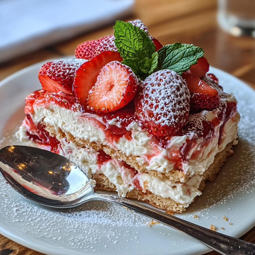 Erdbeer-Tiramisu – Fruchtige Tiramisu-Variante für warme Tage - Heimatküche